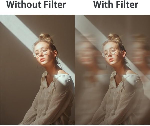 Camera Blur Filter Ghost Centerfield Motion V2 77mm for Photo Video Camera DSLR - Image 7