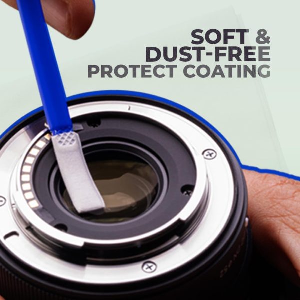 REFLEX CAMERA 8 Piece Camera Sensor Cleaning Kit 6 Full Frame Double end Swabs, 5ml Cleaner, Micro Fiber Cloth, Residue-Free Full Frame Cleaning Kit for Sony, Canon, Nikon DSLR and Mirrorless Cameras - Image 6